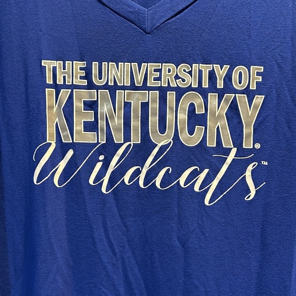 Gameday Couture University of Kentucky Wildcats Blue Oversized Tee Shirt M - Picture 4 of 8